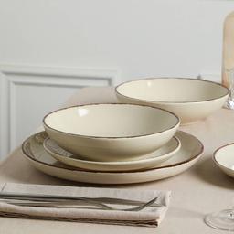 Earth & Clay Heath 12-Piece Stoneware Dinnerware Set