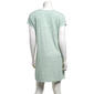 Womens Laura Ashley® Short Sleeve Floral Henley Nightshirt - image 2