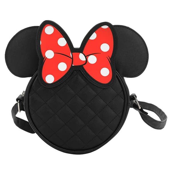 Disney 3D Minnie Mouse Canteen Crossbody - image 