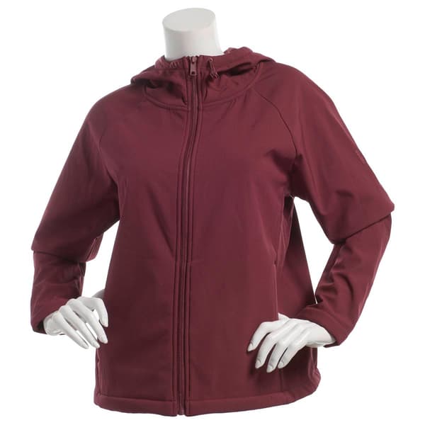 Womens Spyder Outdoor Woven Ribstop Sherpa Fleece Jacket