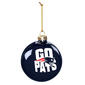 Evergreen New England Patriots Blown Glass Christmas Ornament - image 1
