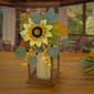 National Tree 13in. Sunflower Harvest Lantern - image 3