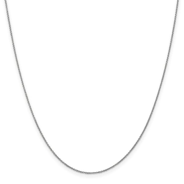 Gold Classics&#40;tm&#41; 10kt. White Gold 0.9mm Chain Necklace