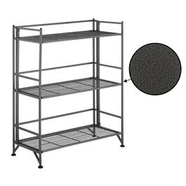 Convenience Concepts Xtra Storage 3-Tier Wide Folding Metal Shelf