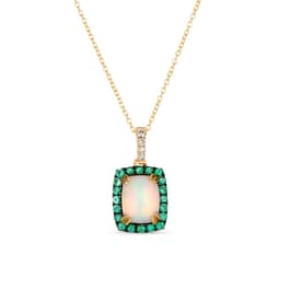 Le Vian&#40;R&#41; Neopolitan Opal&#40;tm&#41; & Costa Smeralda Emeralds&#40;tm&#41; Pendant