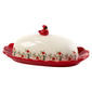 Pfaltzgraff(R) Winterberry Cardinal Butter Dish - image 1