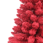 Puleo International 3ft. Pre-Lit Flocked Fashion Red Tree - image 4