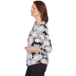 Womens Alfred Dunner Classics 3/4 Sleeve Daisy Floral Blouse - image 4