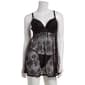 Womens Daisy Fuentes Jacquard Mesh Babydoll - image 1