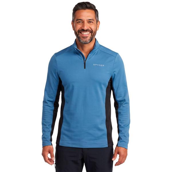 Mens Spyder Mens 1/4 Zip Jersey - Elemental Blue - image 
