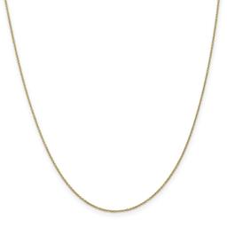Gold Classics(tm) 10kt. Gold 0.9mm 20in. Cable Chain Necklace