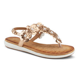 Womens Patrizia Momento Floral with Beaded Pearls Sandals