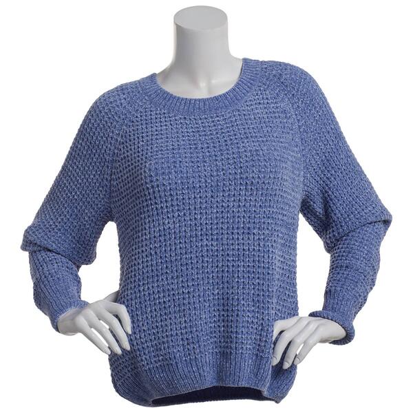 Plus Size Architect&#40;R&#41; Long Sleeve Thermal Matte Chenille Sweater - image 