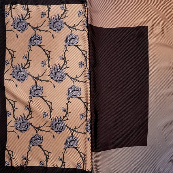 Womens Steve Madden 2pk. Rose Pleated Square Scarf Set