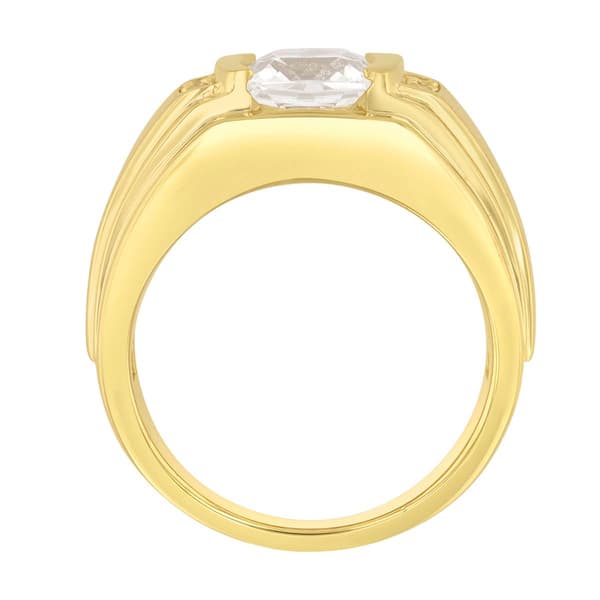 Mens Gentlemen''s Classics&#8482; Created White Sapphire Ring