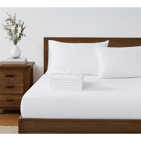 Truly Soft Hospitality Pack Plain Weave 6pk. Twin Fitted Sheets