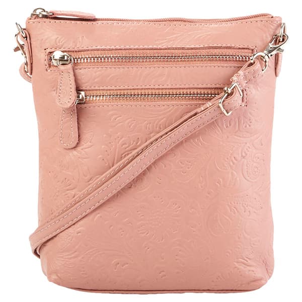 Great American Leatherworks Double Front Zip Minibag Boscov's