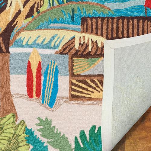 Liora Manne Frontporch Tiki Hut Rectangle Accent Rug