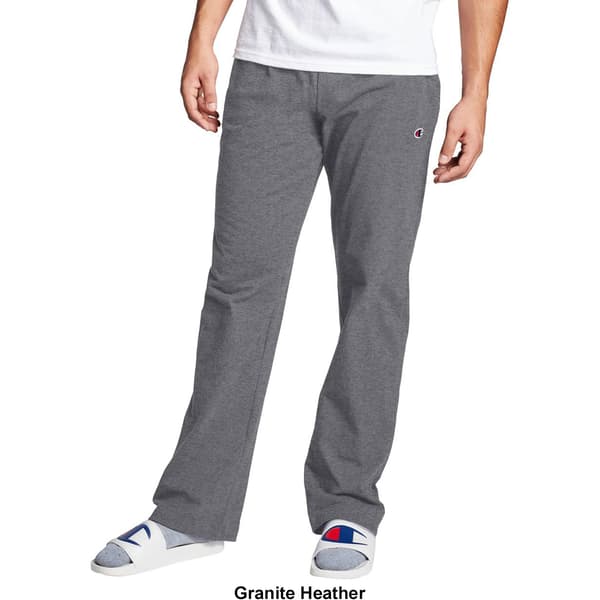 Mens Champion Jersey Open Bottom Pants