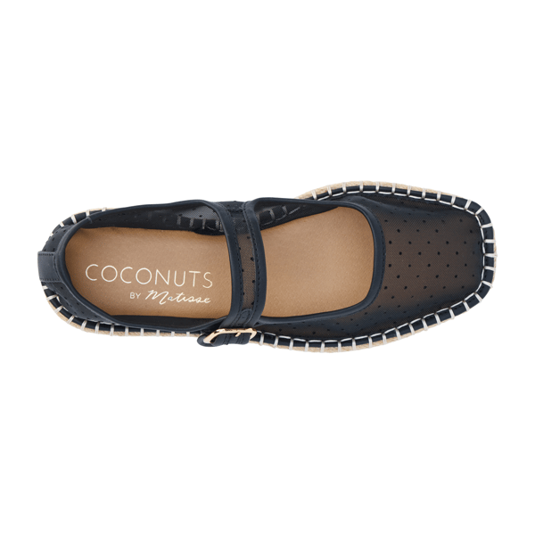 Womens Coconuts by Matisse Meg Mary Jane Mesh Flats