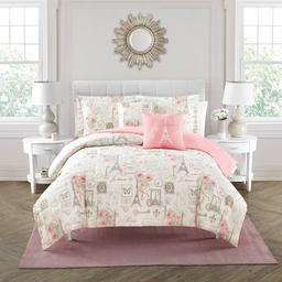 City of Romance 5pc. Comforter Set