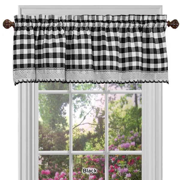 Achim Buffalo Check Window Valance - 58x14