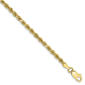 Mens Gold Classics&#40;tm&#41; 10kt. 2.75mm Diamond-cut Rope Chain Bracelet - image 1