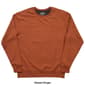 Mens North Hudson Suede Crew Neck Pieced Chest Sweatshirt - image 2
