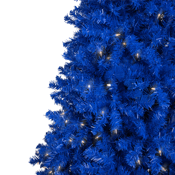 Northlight 7ft. Pre-Lit Royal Blue Artificial Pine Christmas Tree