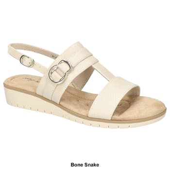 Womens Easy Street Caddo Wedge Slingback Sandals - Boscov's