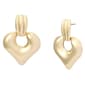 Steve Madden Heart Doorknocker Earrings - image 1