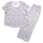 Petite Karen Neuburger Short Sleeve Ditsy Pop Pajama Set - image 2