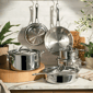 Anolon® EverLast 10pc. Tri-Ply Clad Cookware Set - image 2
