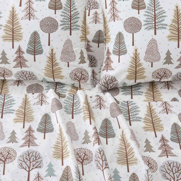 FreshFolds Mountain Ridge Forest Trail Microfiber Sheet Set