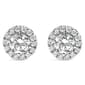 Haus of Brilliance 1ctw. Blue Lab Grown Diamond Halo Earrings - image 2