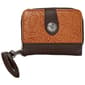 Stone Mountain Tooled Small Zip Around Wristlet - image 1