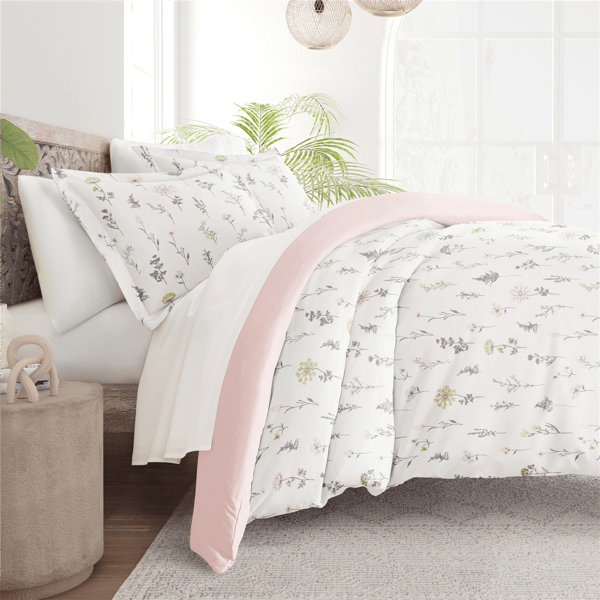 Soft Essentials Ultra-Soft Wildflower Reversible Duvet Cover Set - image 