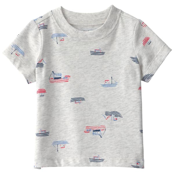 Baby Boy (3-24M) Carter''s® Boat Top & Denim Shortall Set