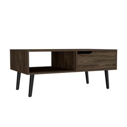 FM FURNITURE Hamburg Dark Walnut Coffee Table