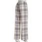 Juniors No Comment Plaid Wide Leg Lounge Pants - image 3