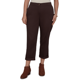Plus Size Ruby Rd. Romance On The Ranch Washed Twill Pants