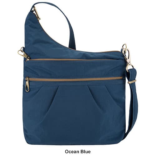 Travelon Anti-Theft Signature 3 Compartment Crossbody Tote