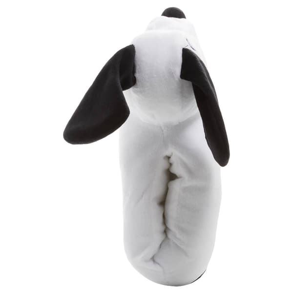Womens Fuzzy Babba Snoopy Plush 3D Head Slippers