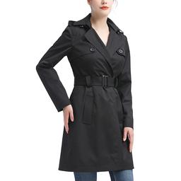 Womens BGSD Waterproof Hooded Trench Coat