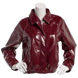 Juniors Madden Girl Textured Pleather Raglan Sleeve Jacket