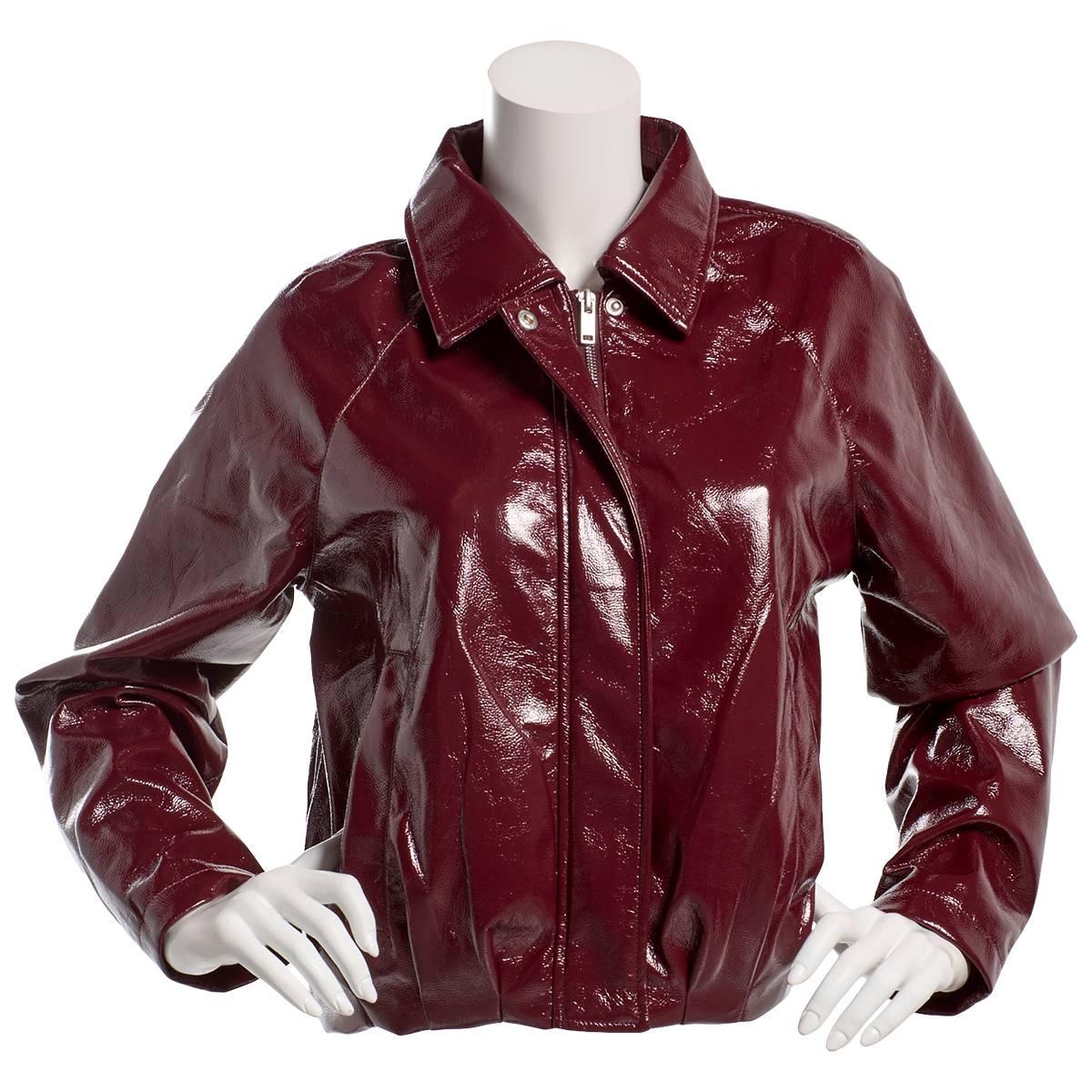 Juniors Madden Girl Textured Pleather Raglan Sleeve Jacket