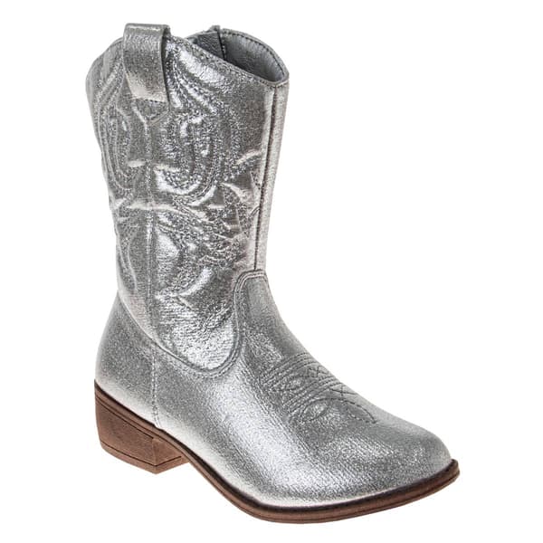Big Girls Kensie Girl Metallic Cowgirl Boots - image 