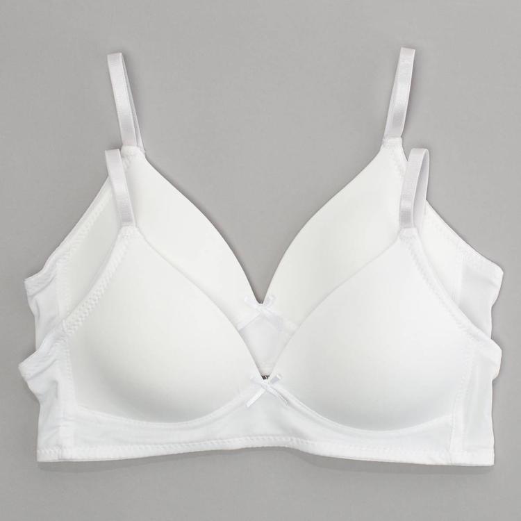 Girls (7-16) Rene Rofe(R) 2pk. Katy Wireless Lightly Padded Bras
