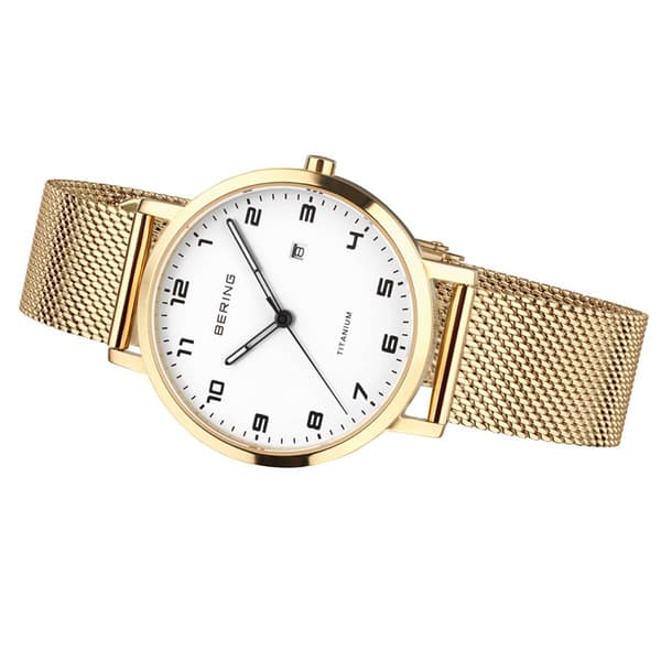 Womens BERING Titanium Ultra Light Easy Read Watch - 18634-334