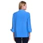 Womens Multiples 3/4 Flip Cuff Sleeve Pearl Collar Blouse - image 2